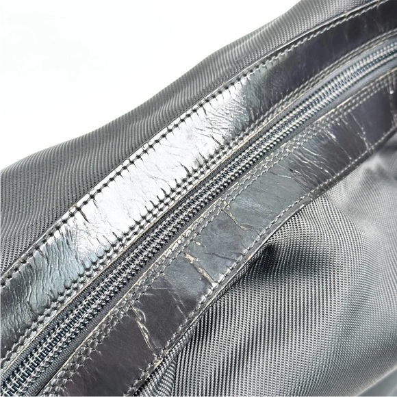 GUCCI Authentic Bamboo Shoulder Hand Bag Black Nylon Enamel. EUC! - Picture 16 of 16